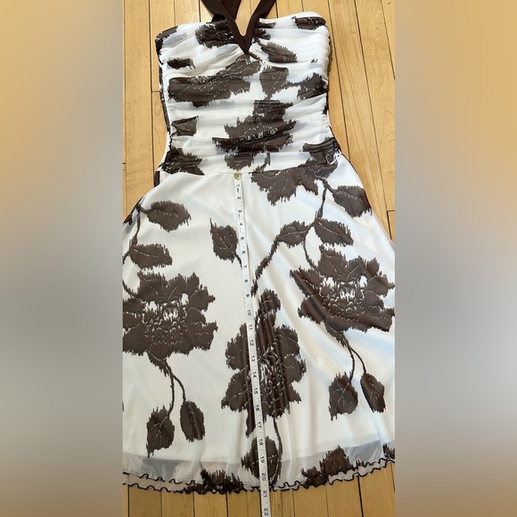 Jessica Tie Up Halter Floral Dress Size 6 - Picture 12 of 13